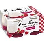 Bonne Maman Raspberry jam Yogurts 4x125g