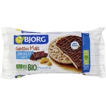 Bjorg Organic corn cake with milk chocolate 100g