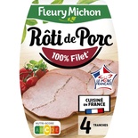 Fleury Michon Roast Pork x4 slices 160g