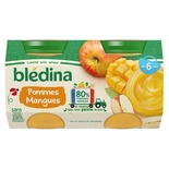 Bledina Pot Apple & Mango from 6 Months 4x130g