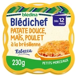 Bledina Bledichef Sweet Potatoes, Corn & Brazilian Chicken from 12 months 230g