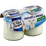 Le Petit Basque Plain sheep milk yoghurts 2x125g