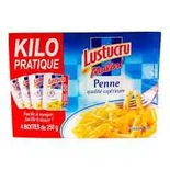 Lustucru Penne Rigate pasta useful kilo 4x250g
