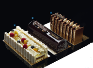 Christmas Log Chocolate & Caramel 550g