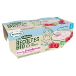 Bledina Raspberry Dessert 4x100g from 6 months (Organic)