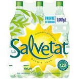 Salvetat sparkling mineral water 6x1.15L