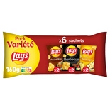 Lays Chips barbecue roast chicken and cheese multipack 6x25g