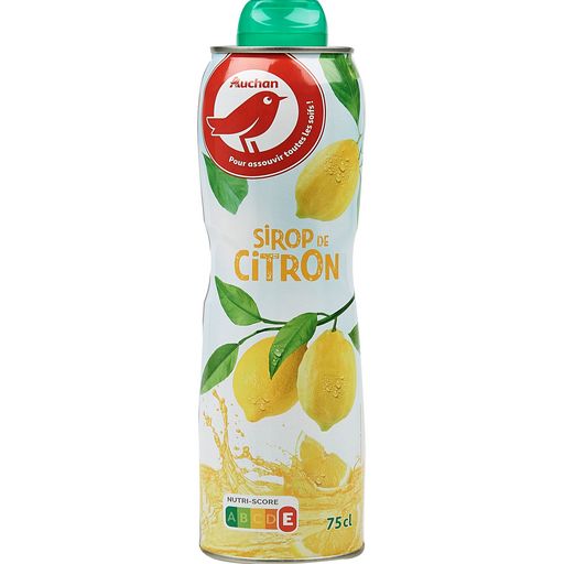 Auchan Lemon cordial 75cl