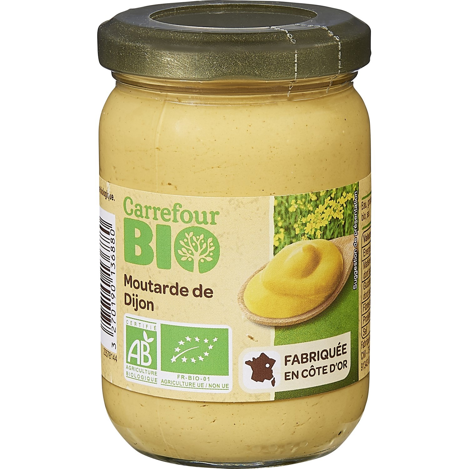 Carrefour Dijon Mustard Organic • EuropaFoodXB • Buy food online from