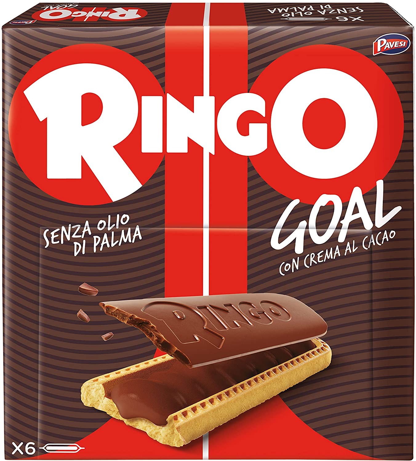 Pavesi Ringo Goal Cacao 168g
