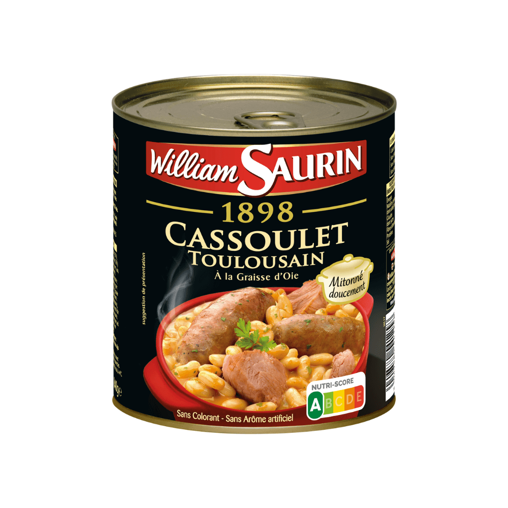 William Saurin Cassoulet toulousain a la graisse d