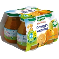 Bledina Apple & Orange juice drink 4x12.5cl