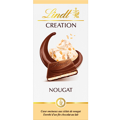 Lindt Milk Chocolate Creation with Nougat 150g