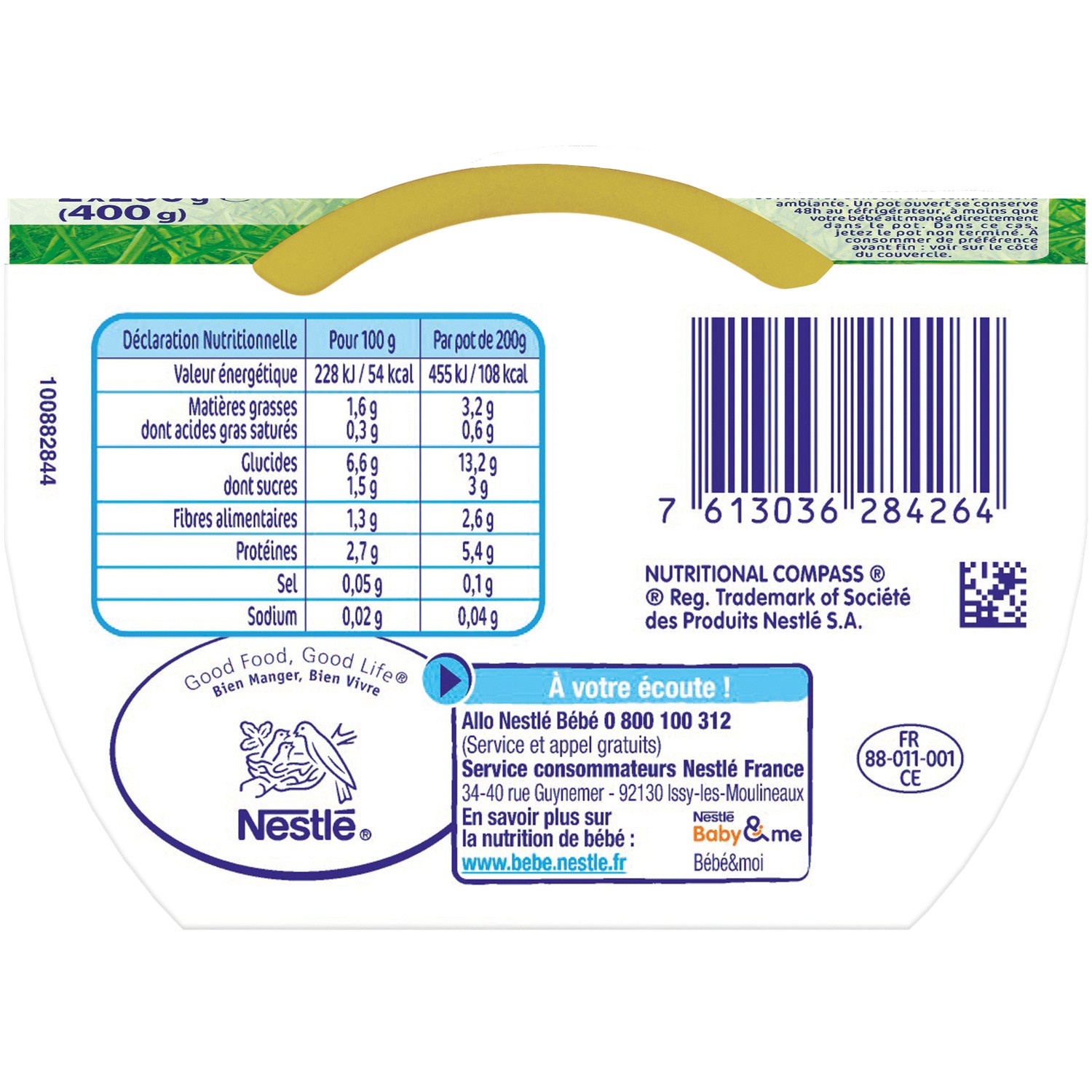 Nestle Naturnes Legumes Du Marche Poulet Fermier 2x200g Europafoodxb Acheter Des Aliments En