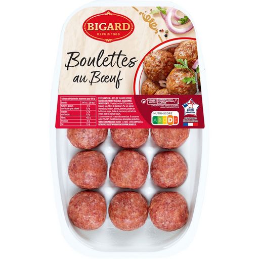Bigard Beef Meatballs 375g