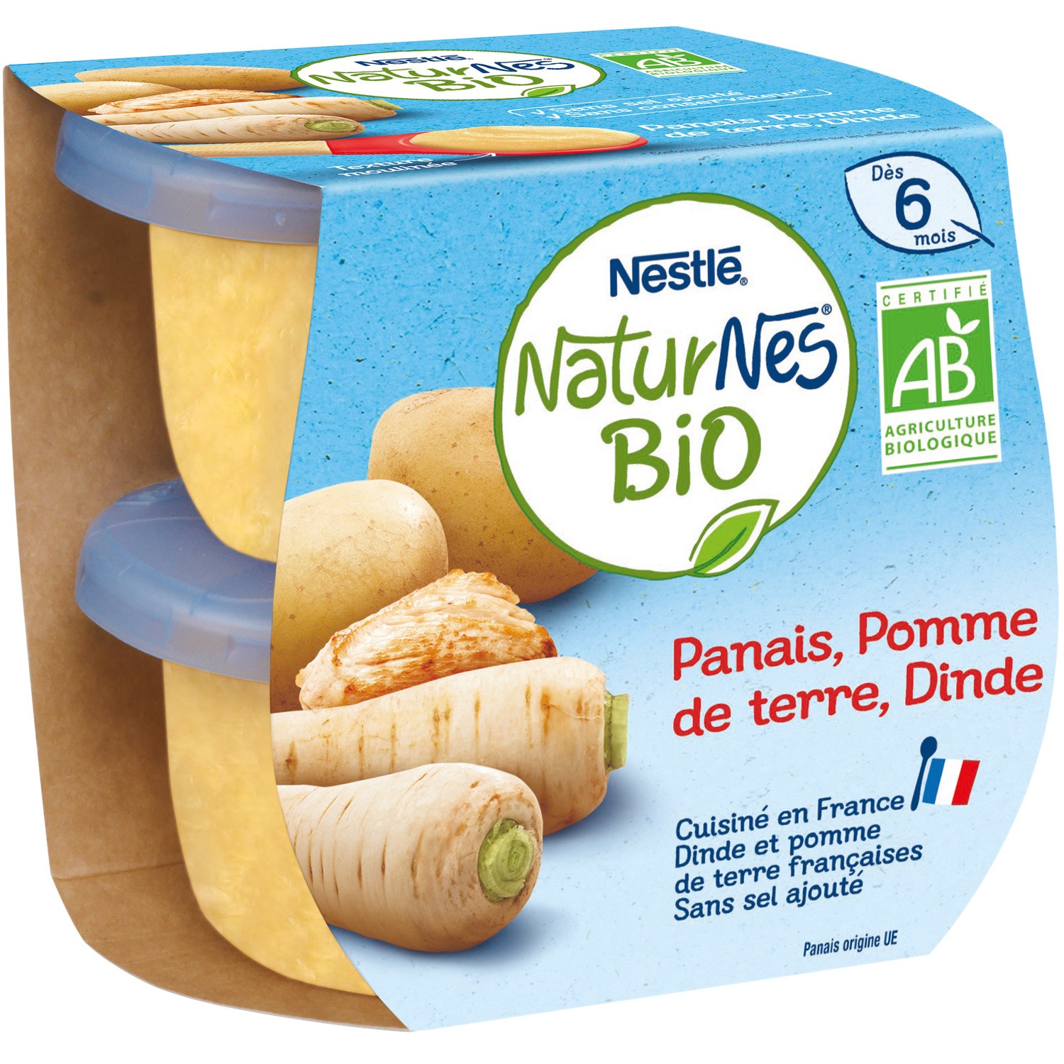 Nestle Naturnes Organic Parsnip Potatoes Turkey From 6 Months Europafoodxb Buy Food Online From Europe Best Price