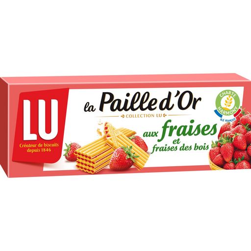 LU Strawberry wafer Paille d'or 170g