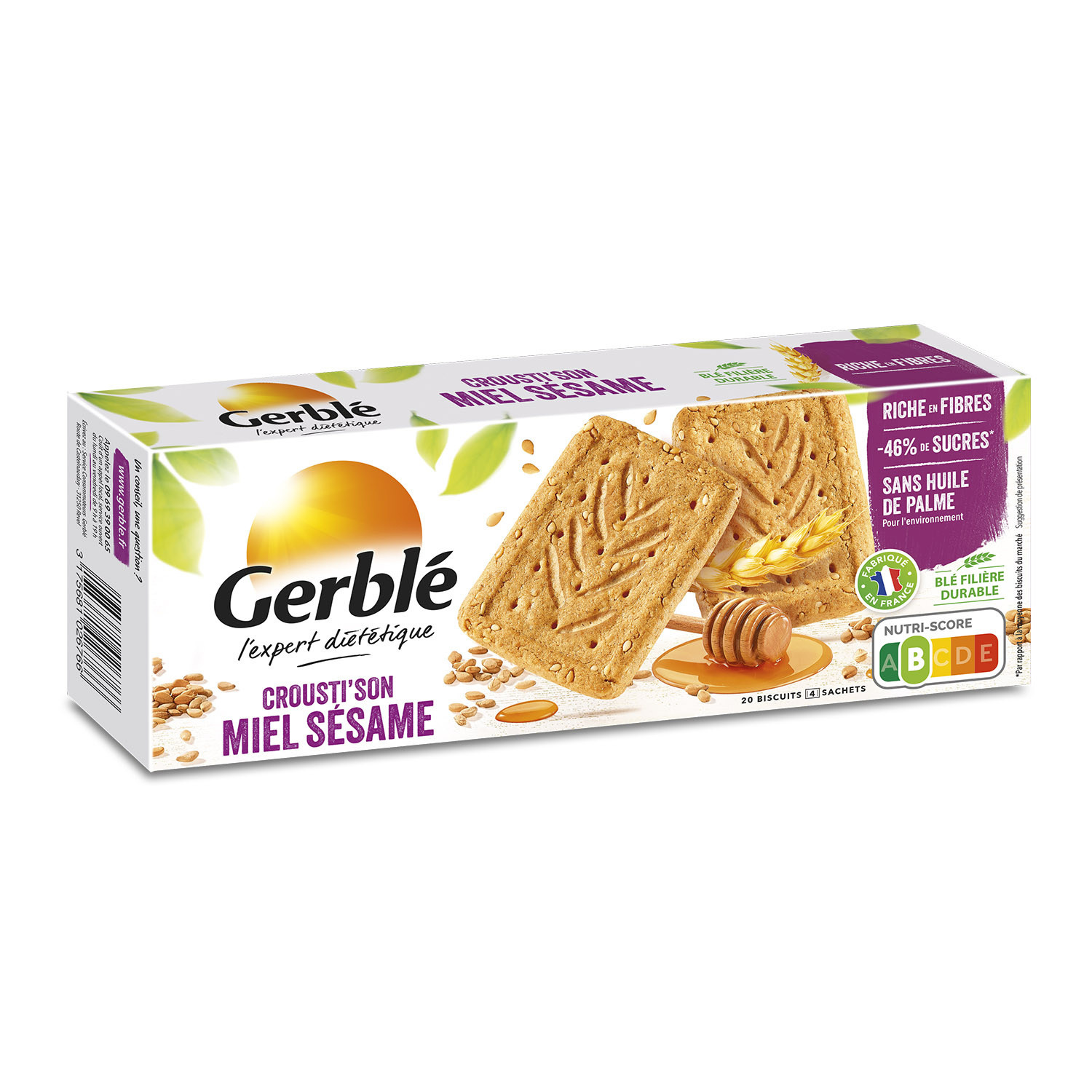 Gerble honey & sesame biscuits • EuropaFoodXB • Buy food online from ...