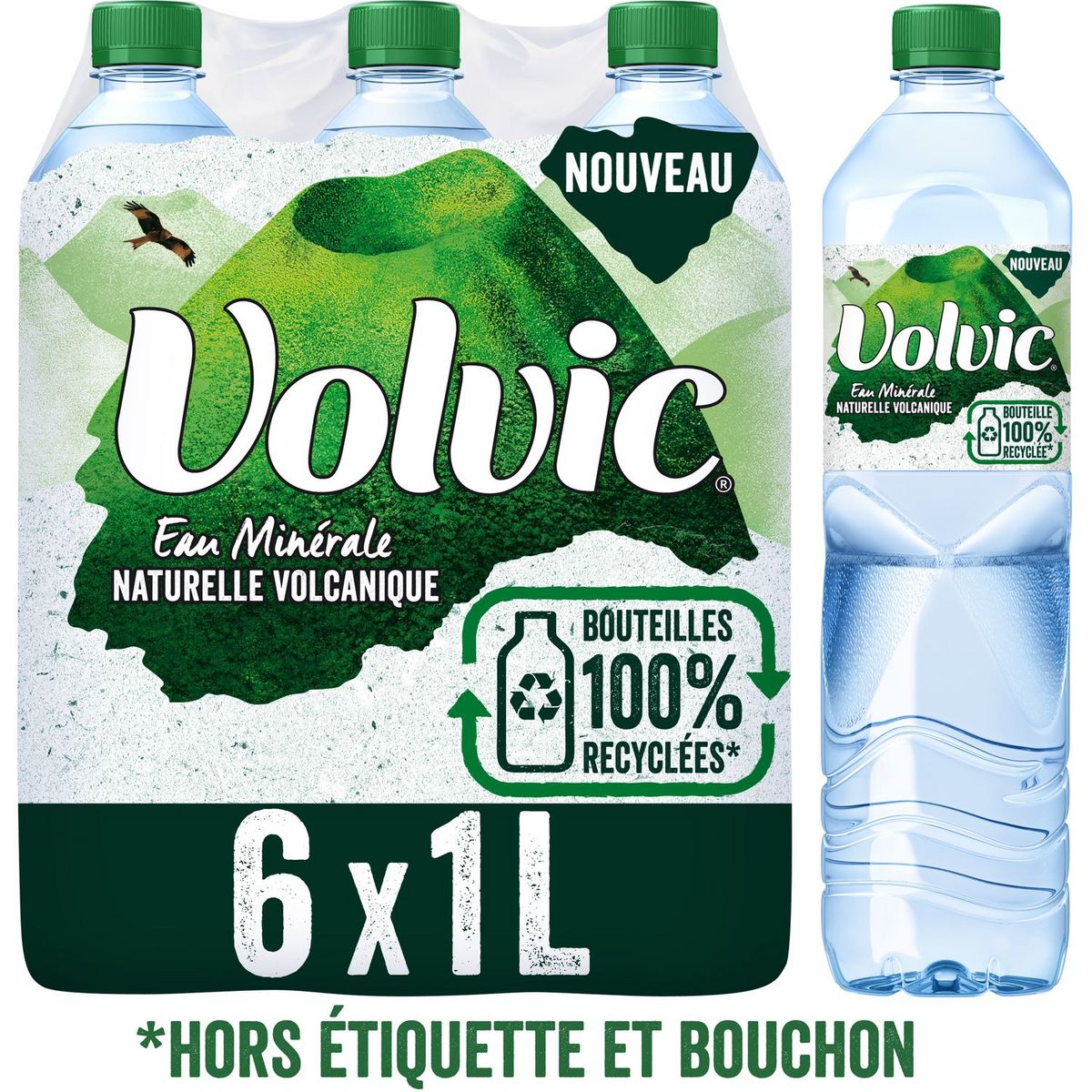 Volvic Natural mineral still water 1L