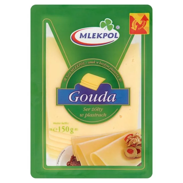 Mlekpol Gouda Sliced Cheese 150g