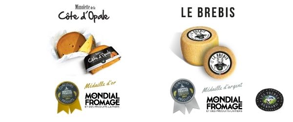 Mimolette Côte d’Opale 3 mois (average weight 3 to 4kg)  Gold Award 2021 Mondial du Fromage France* 4kg