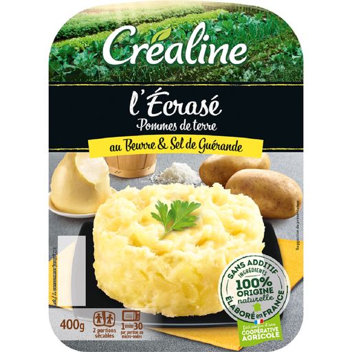 Crealine Mashed potatoes with butter and salt of guérande 400g