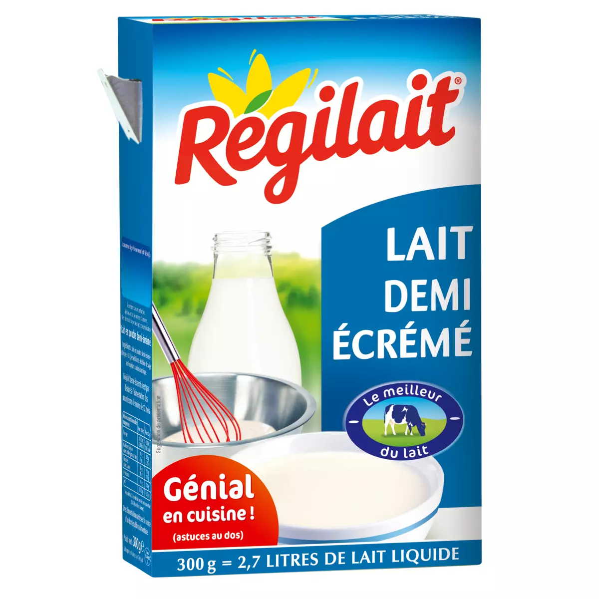 Regilait Semi-skimmed milk deshydrated 300g