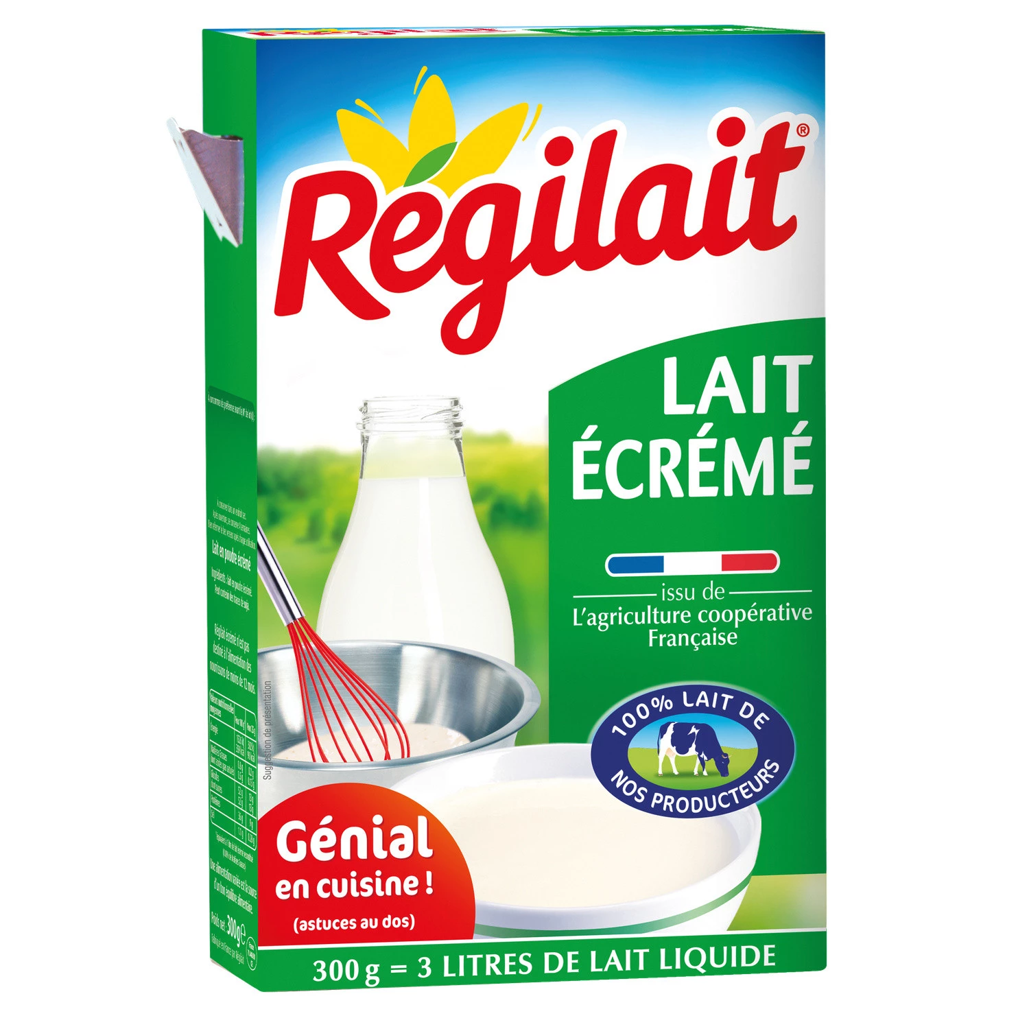 Regilait Skimmed milk deshydrated 750g