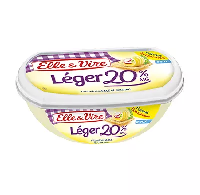 Elle & Vire Soft & Light butter 20% FAT 250g