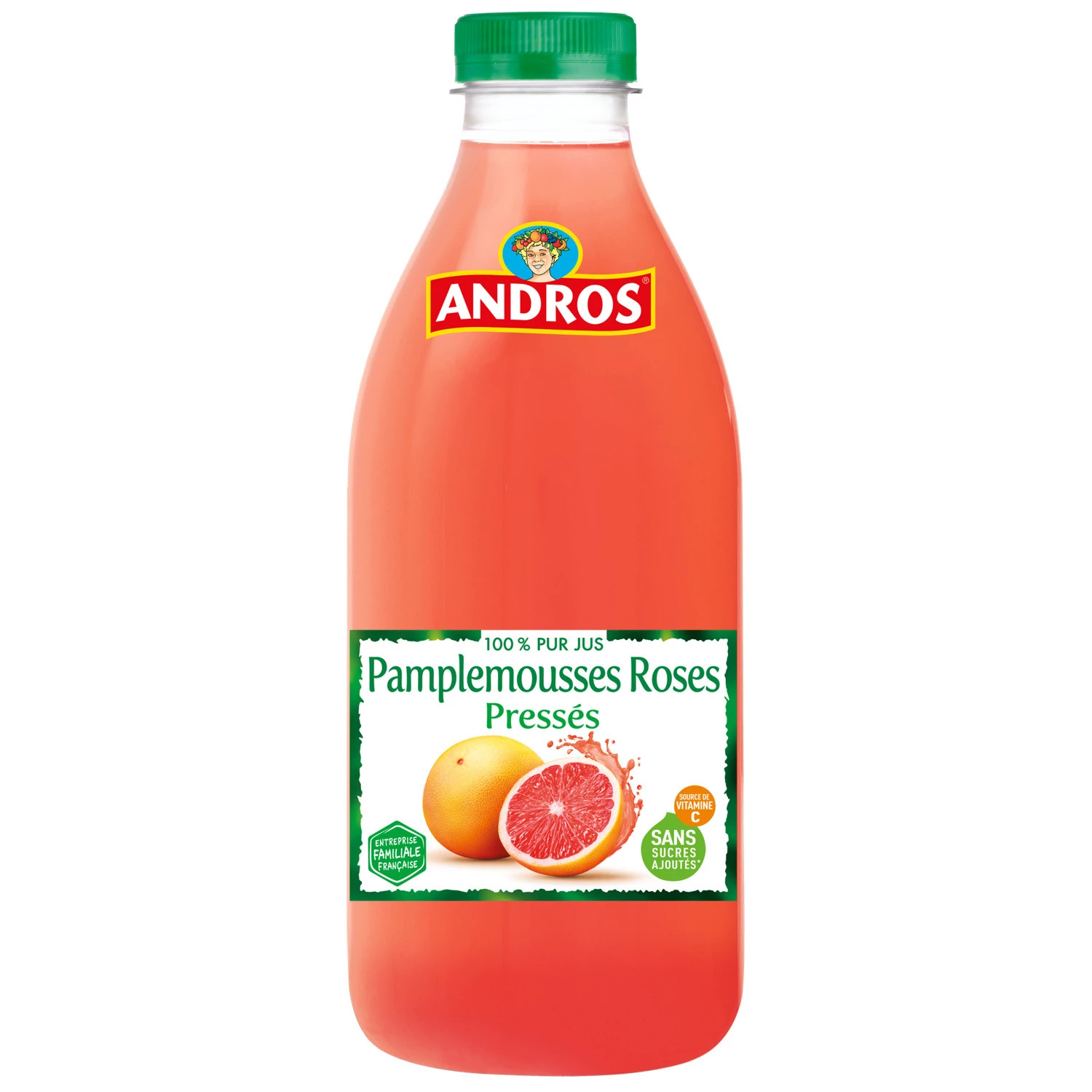 Andros Squeezed Pink Grapefruit juice 1L