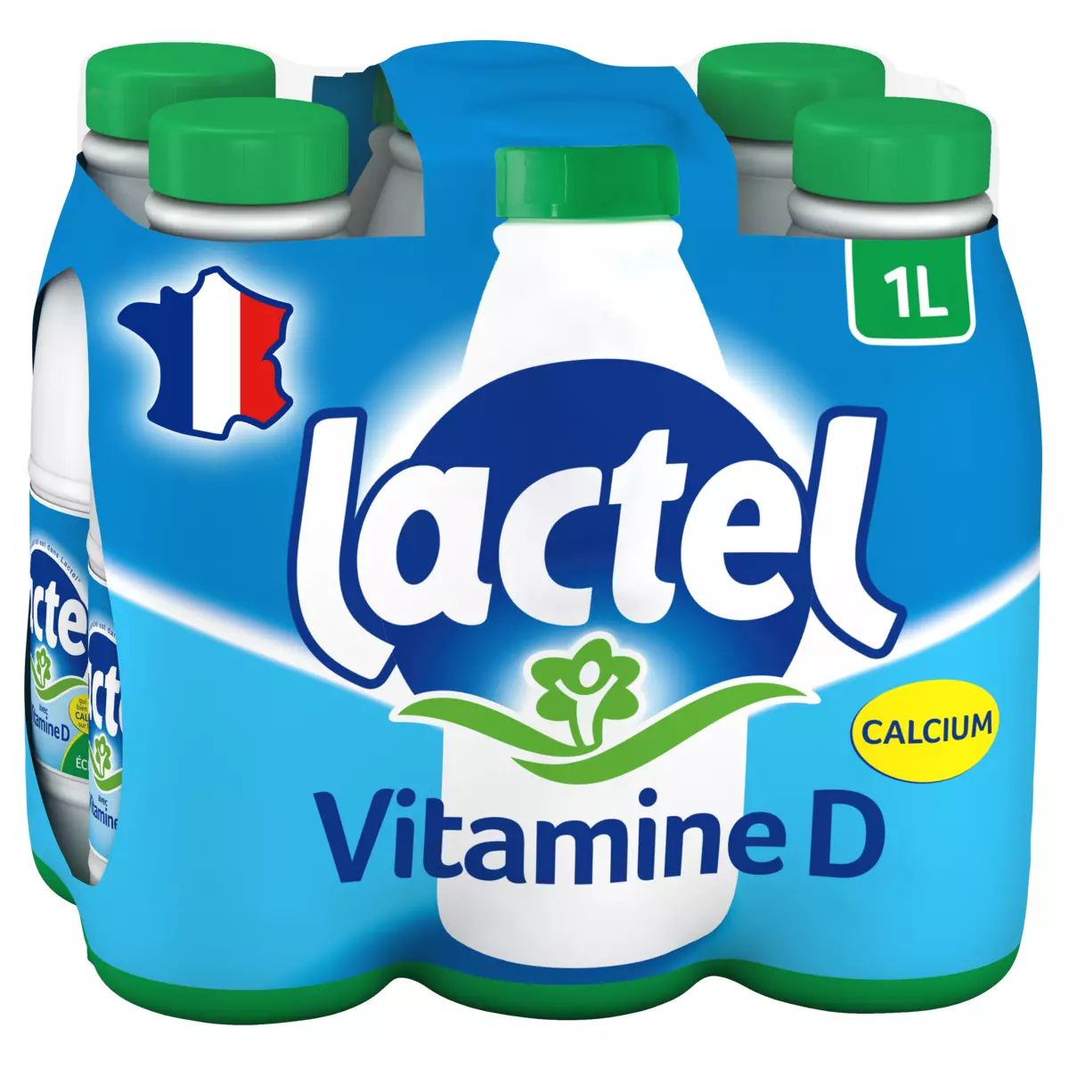 Lactel UHT skimmed milk 6x1L