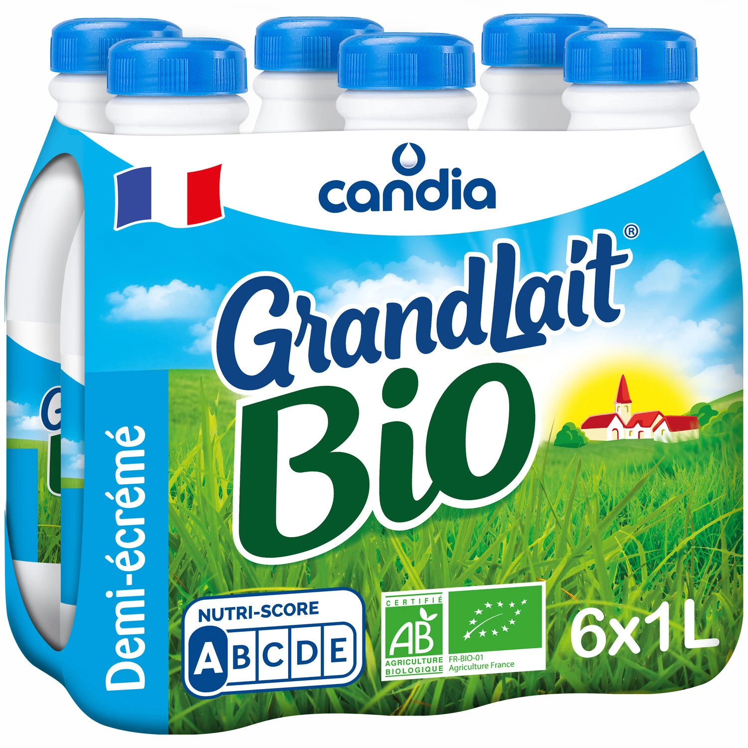 Lait frais entier - Grandlait (1l)