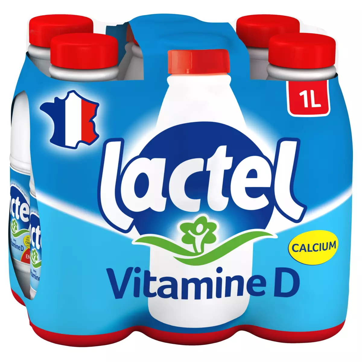 Lactel UHT whole milk 6x1L