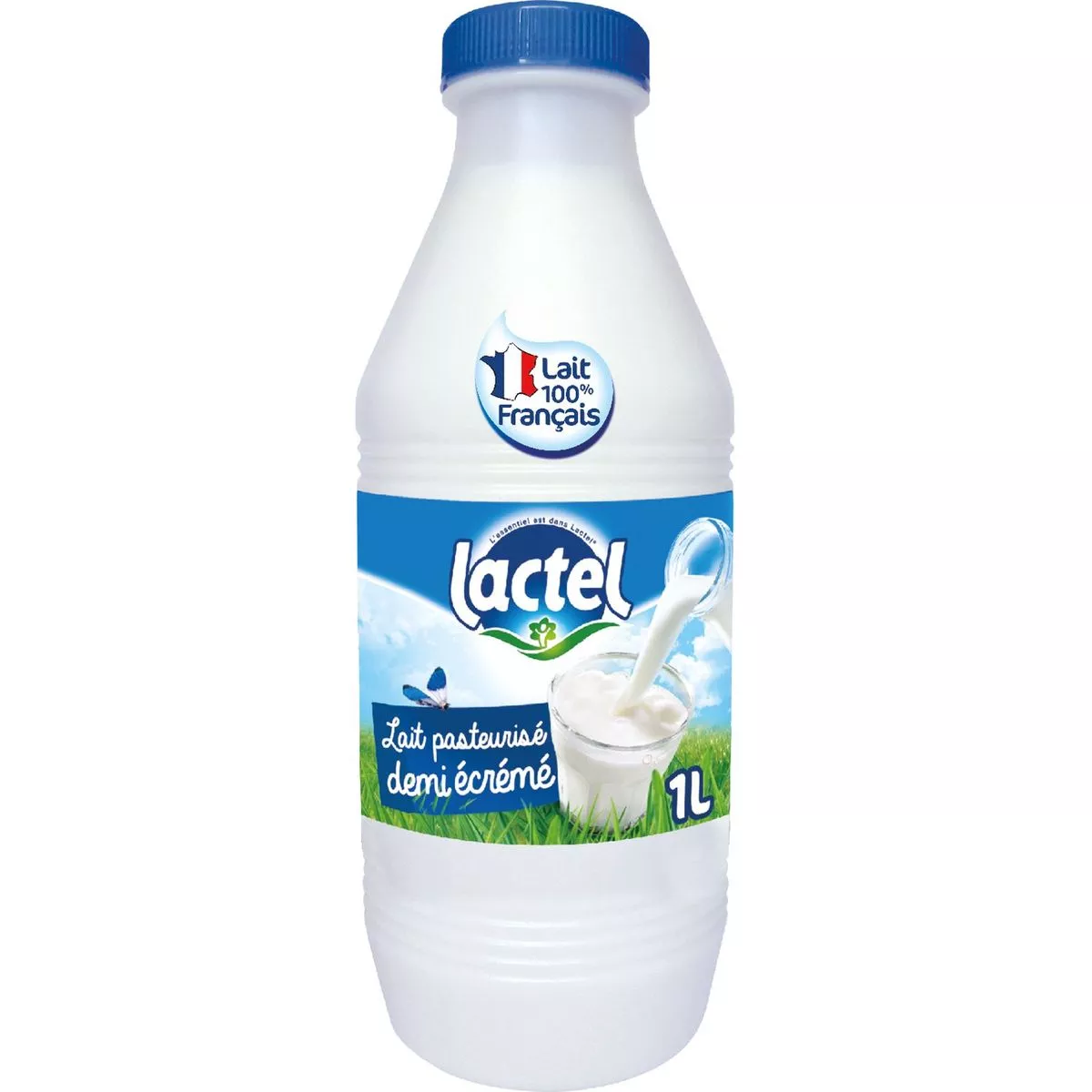 Lactel Fresh Semi-skimmed milk 1L