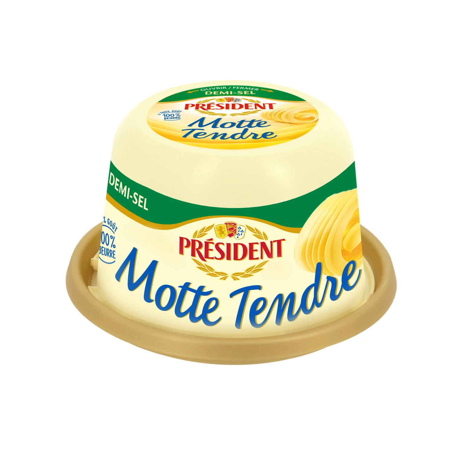 President Salted butter Motte 250g