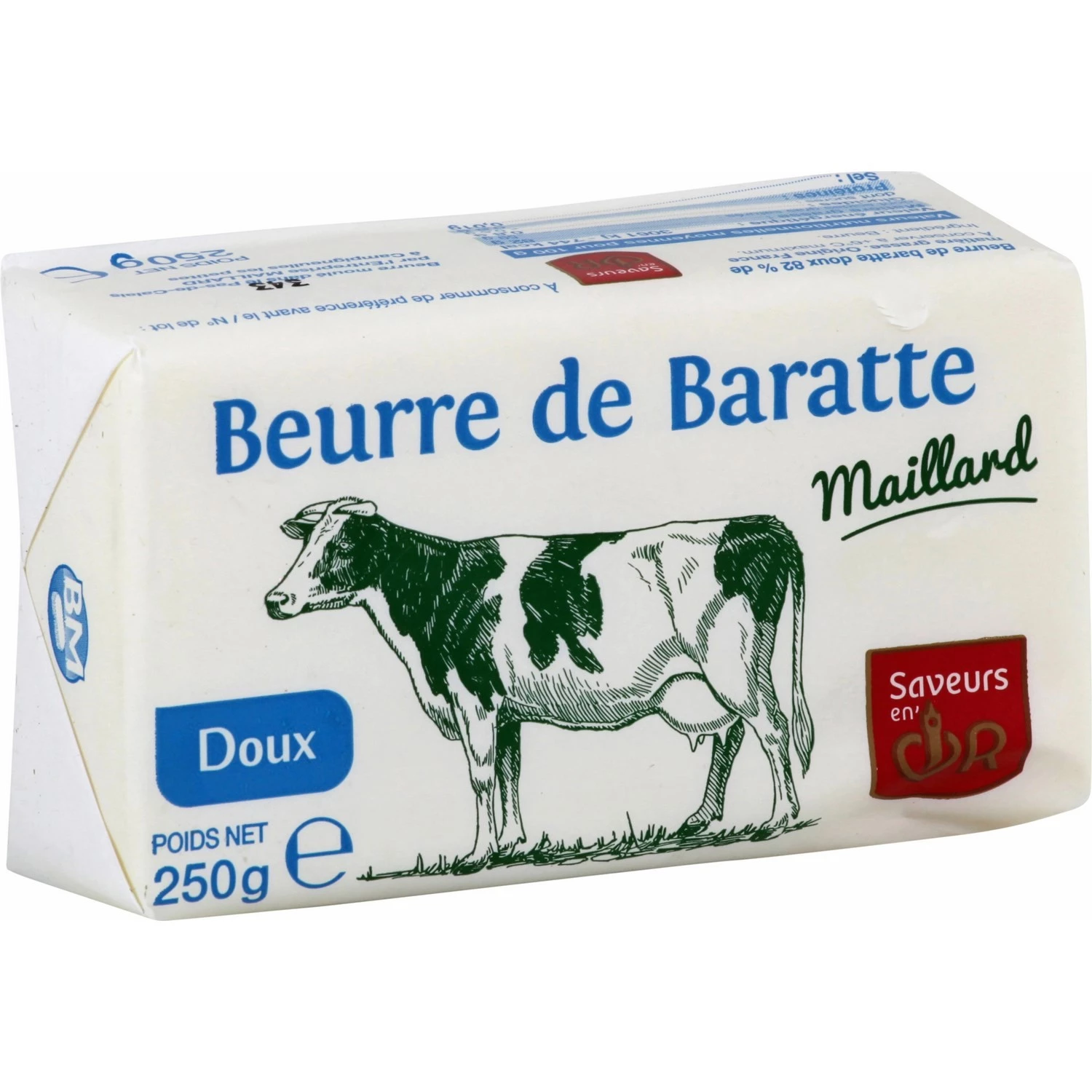 Maillard Baratte's butter unsalted 250g