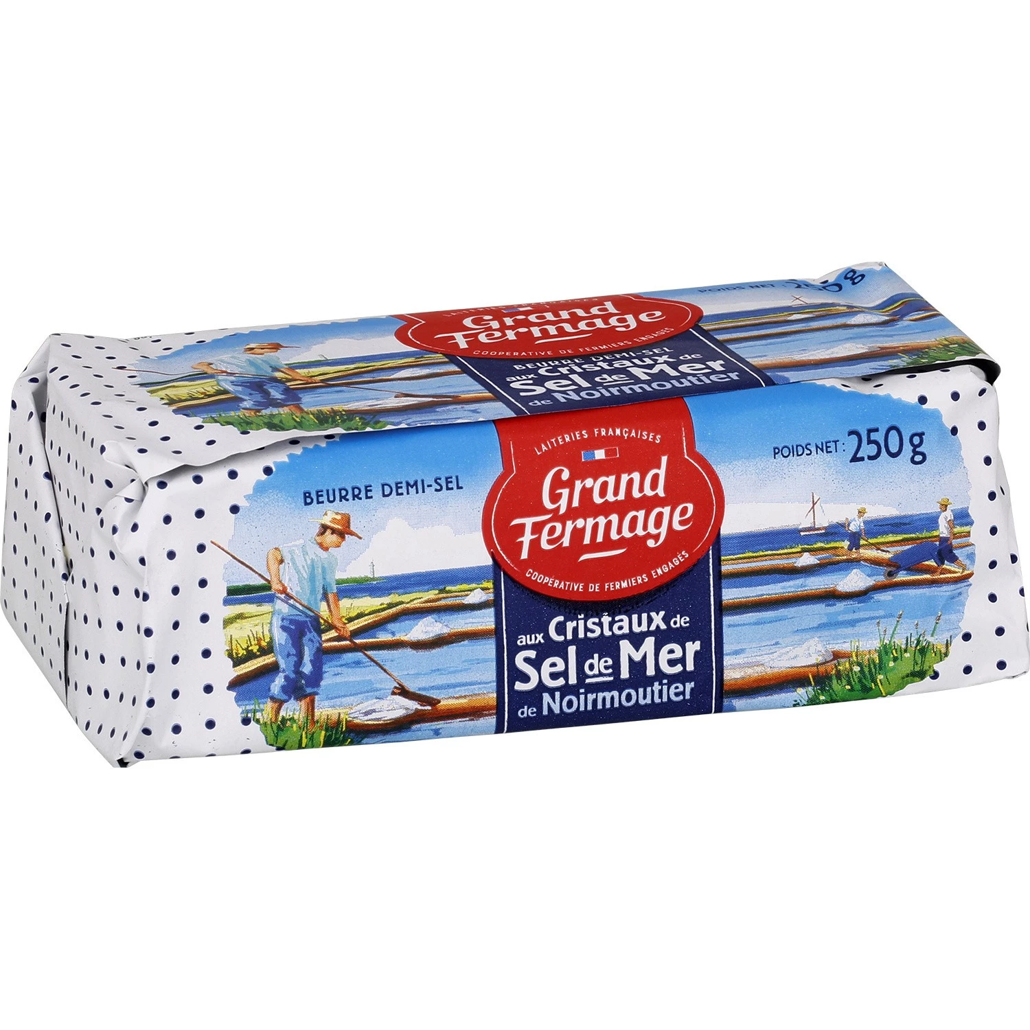 Grand Fermage Noirmoutier sea salt butter 250g