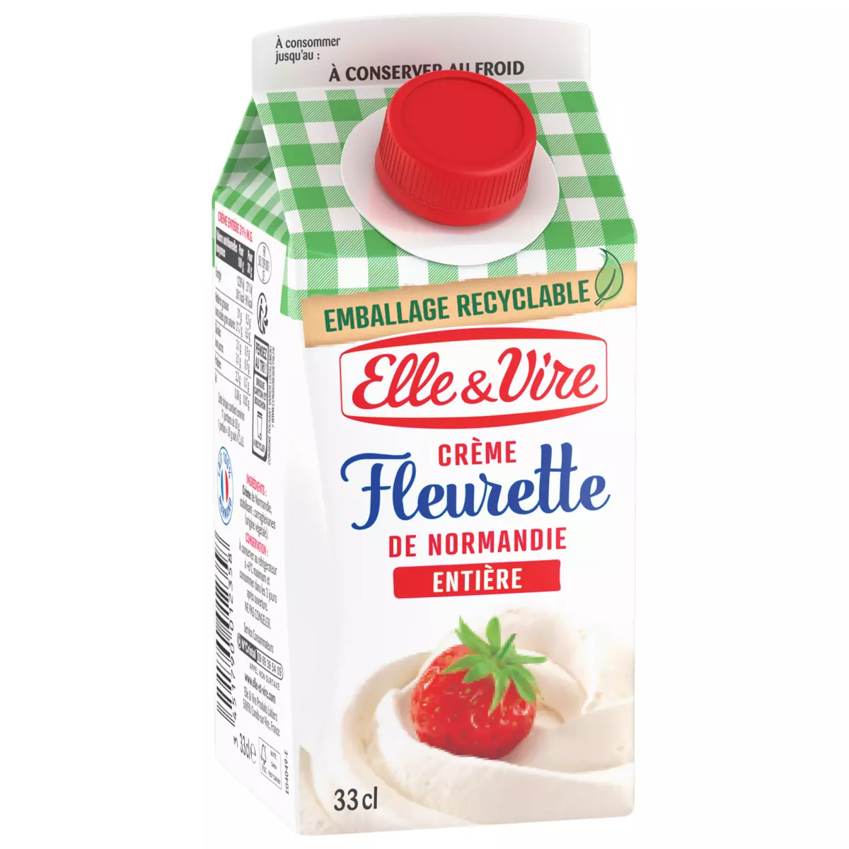Elle & Vire Creme Fleurette Single Cream 33cl