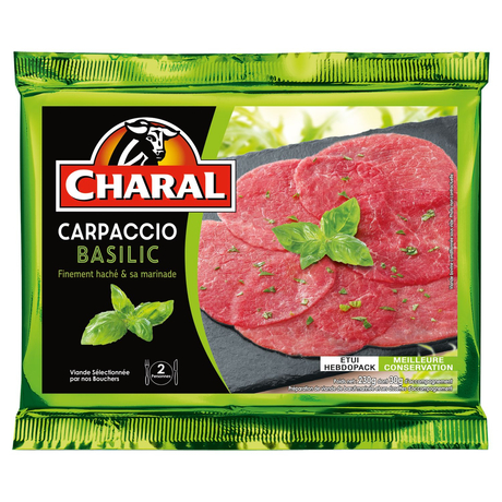 Charal Beef Carpaccio with Basil 240g