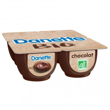 Danone Danette Chocolate Crème dessert Organic 4x95g