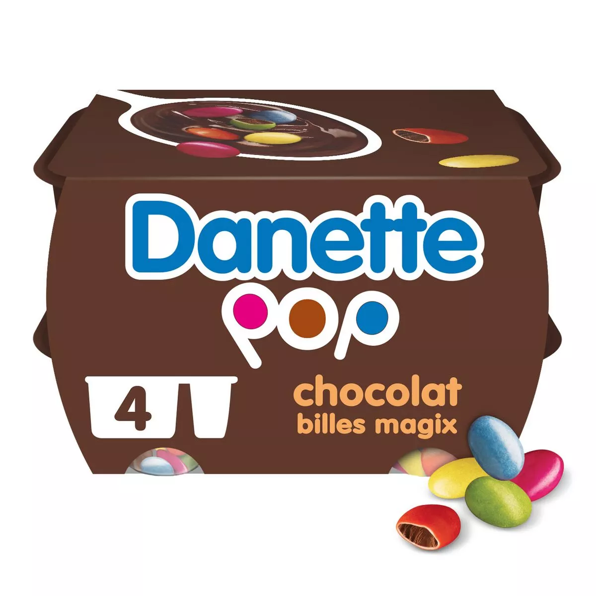 Danone Danette Crousti magix POP 4x120g