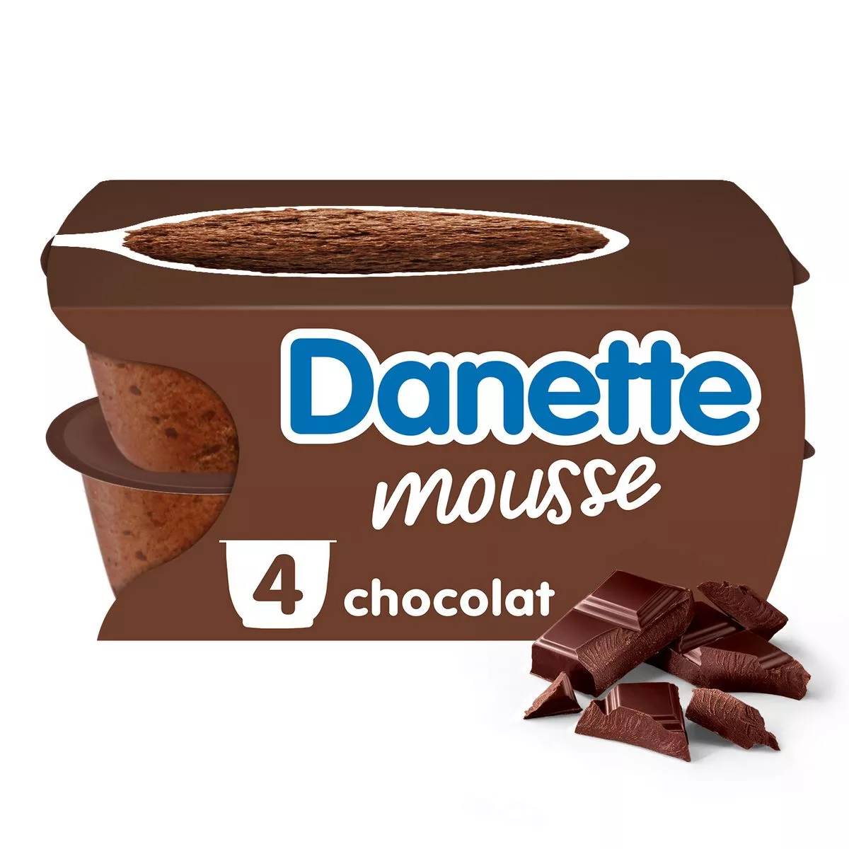 Danone Danette Chocolate Mousse 4x60g
