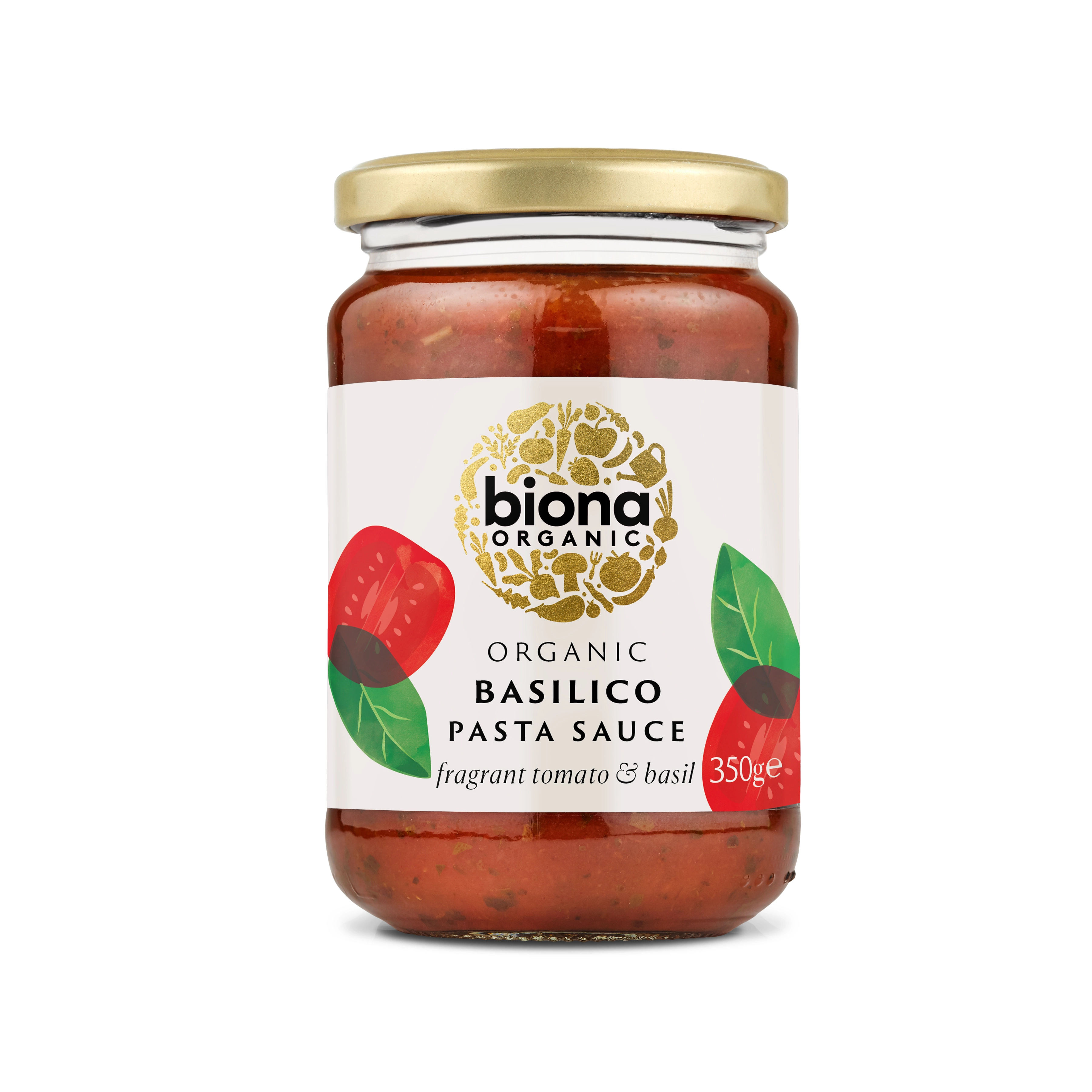 Biona Basilico - Tomato & Basil Sauce Organic - Vegan 350g