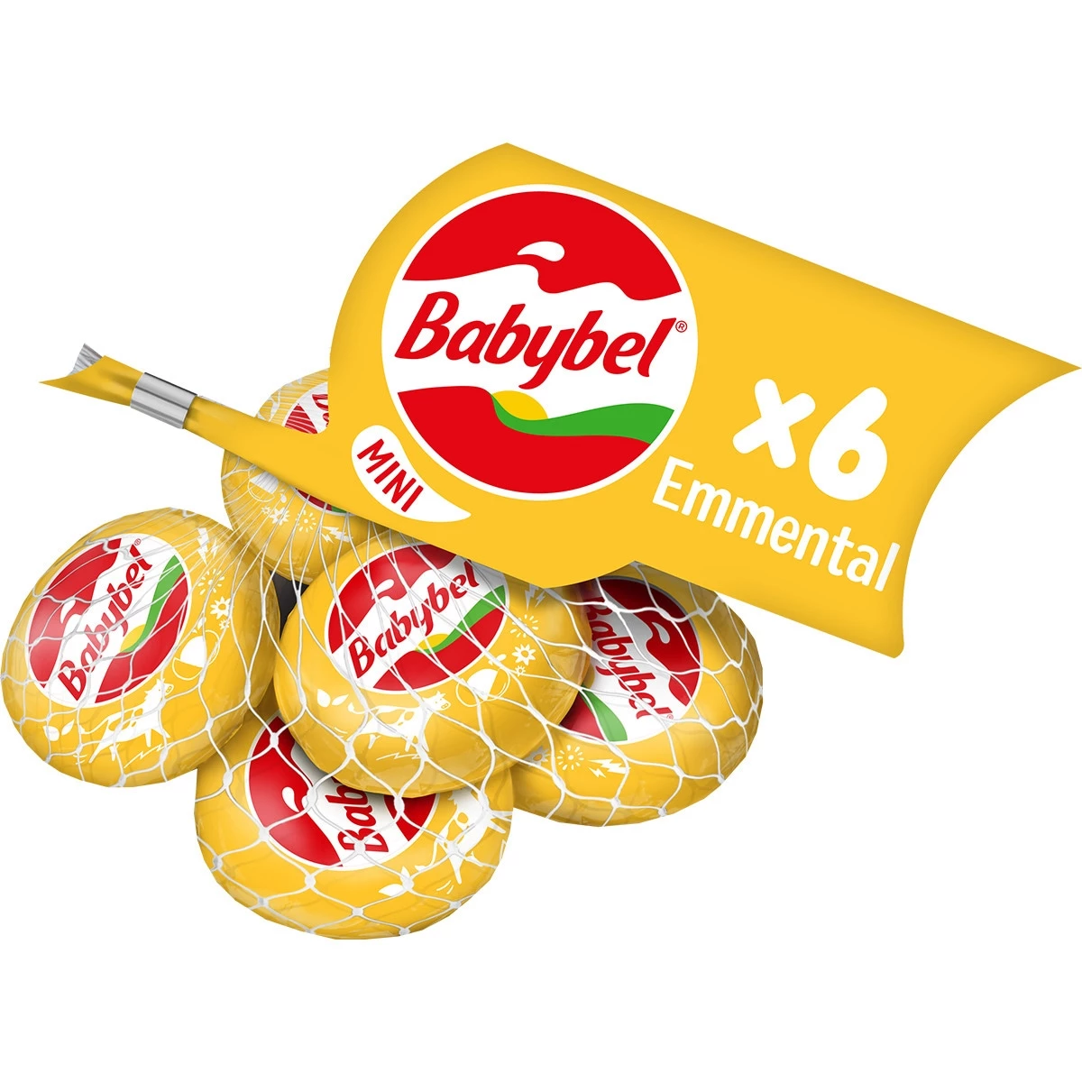 Mini Babybel portions x 6 Emmental Cheese 120g