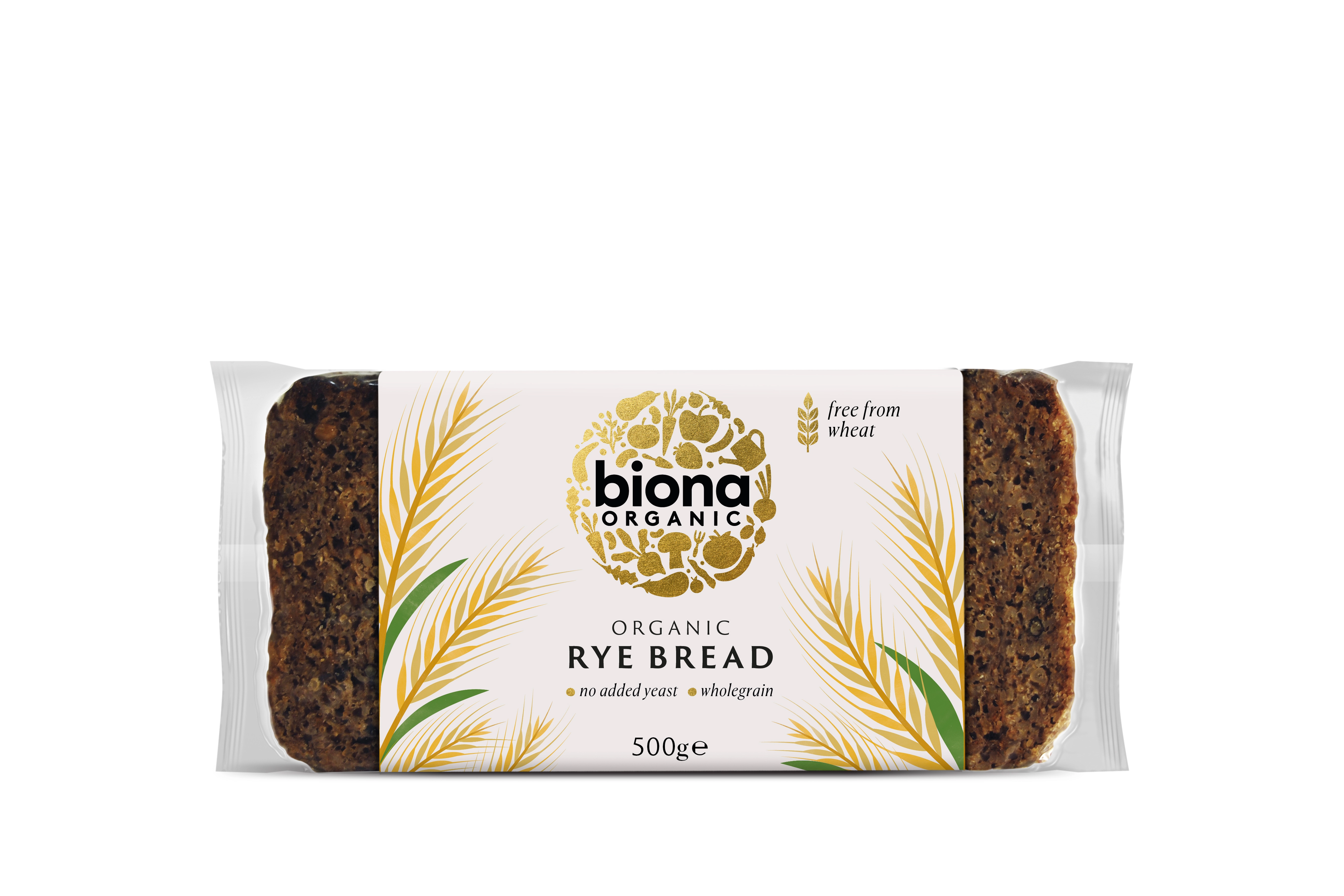 Biona Organic Wholemeal Rye Bread 500g