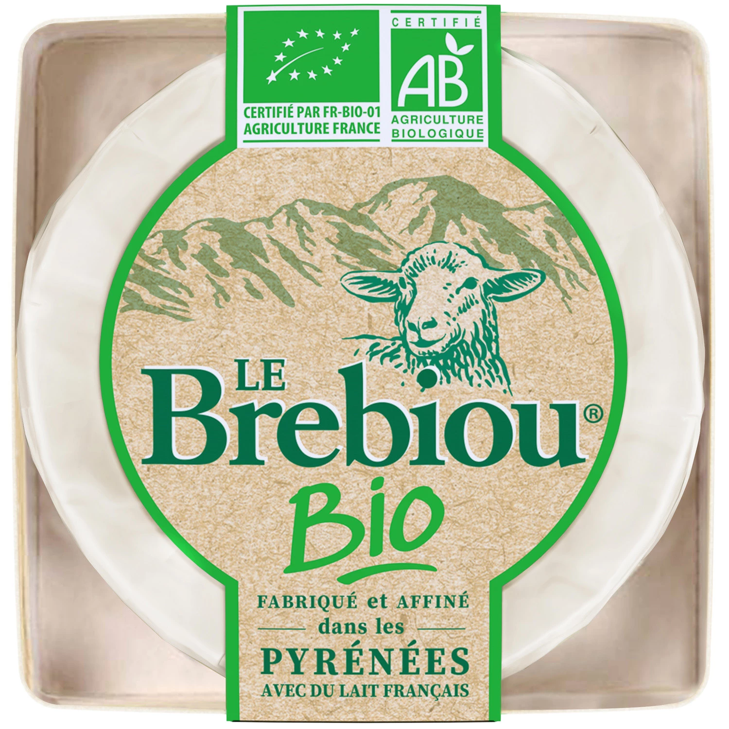Le Brebiou des Pyrenees Organic Sheep cheese 180g