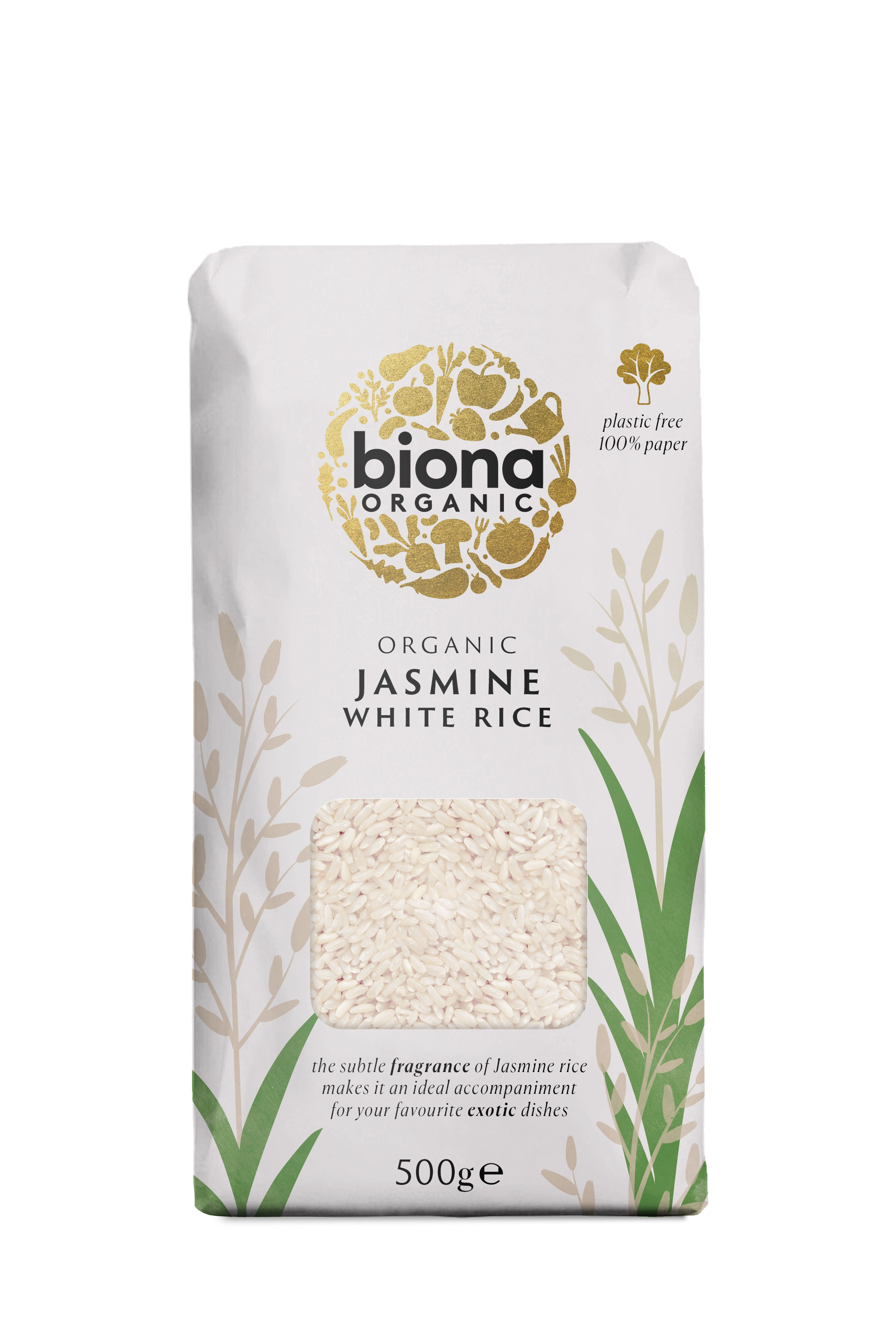 Biona Jasmin Rice White Organic 500g