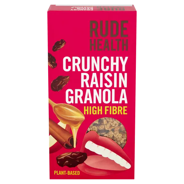 Rude Health Crunchy Raisin Granola High Fibre 400g