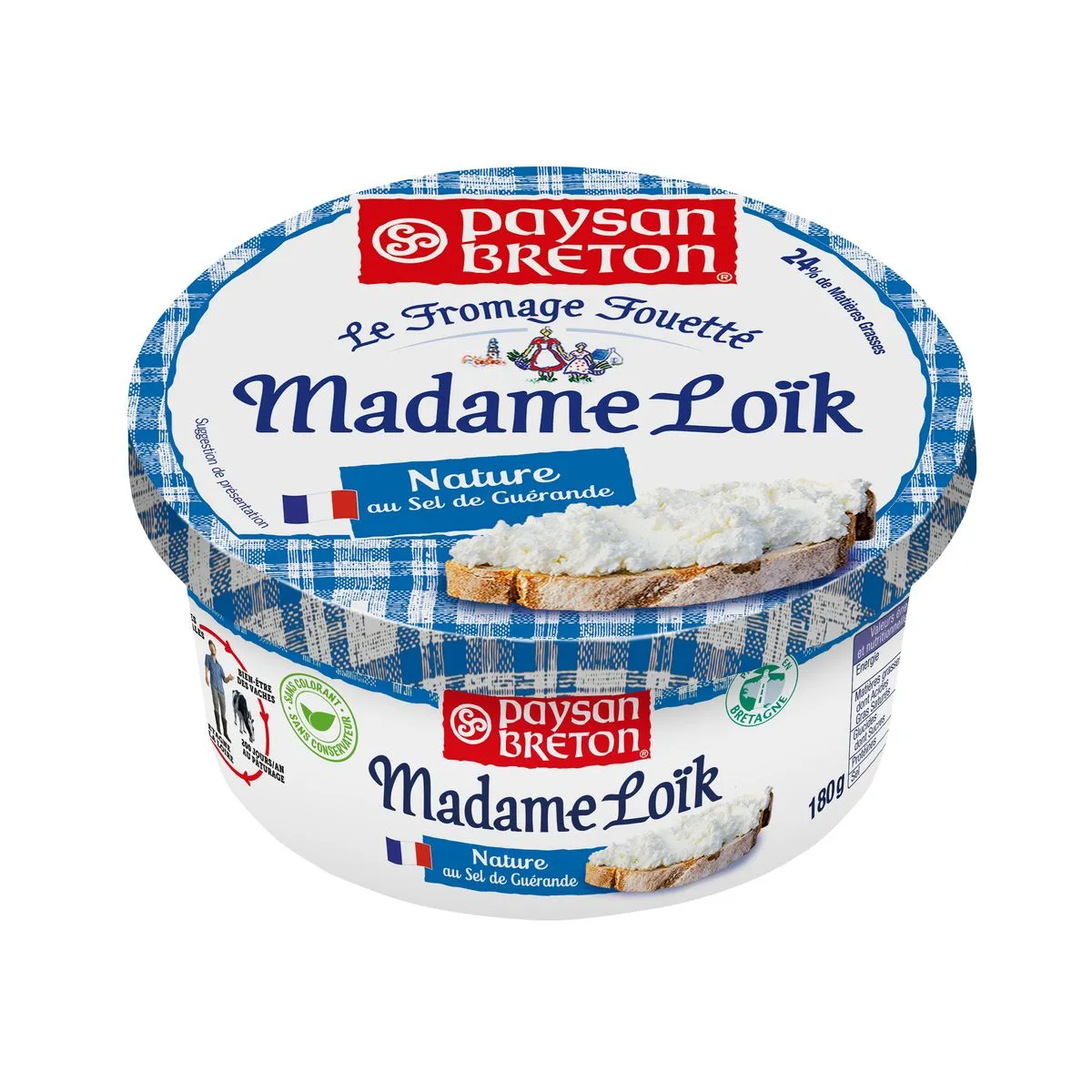 Paysan Breton Plain cheese Madame Loik 180g