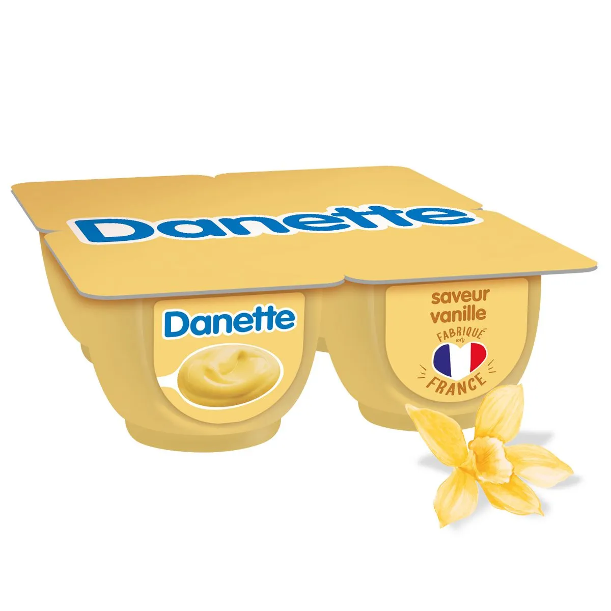 Danone Danette Vanilla 4x125g